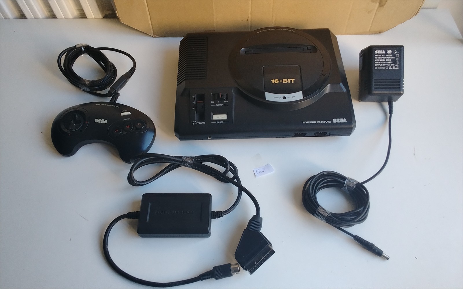 Console SEGA Megadrive Cables Manette Officielle